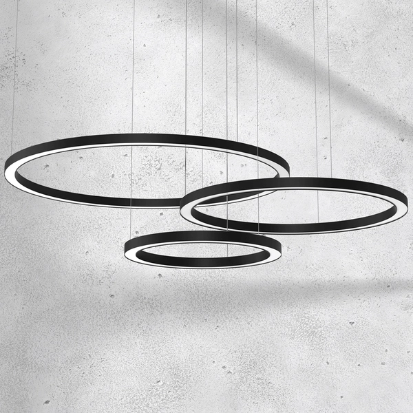 Wisząca lampa Galaxia ML8789 LED 85W 3500K do jadalni czarna