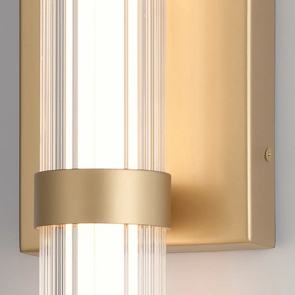 Przyścienna lampa tuba Fayton QN-FAYTON-M-BG LED 21,6W 3000K IP44 złoty