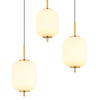 Wisząca lampa nad stół Ewald 15217-6 LED 40W 3000K kule mosiądz