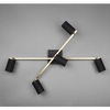 Lampa sufitowa VANTOS DL580612400 Trio regulowana sople czarna złota