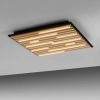 Sufitowa lampa sterowana pilotem Q-AKUSTIK brązowa 6423-79 1xLED 35W 2700-5000K kwadratowa