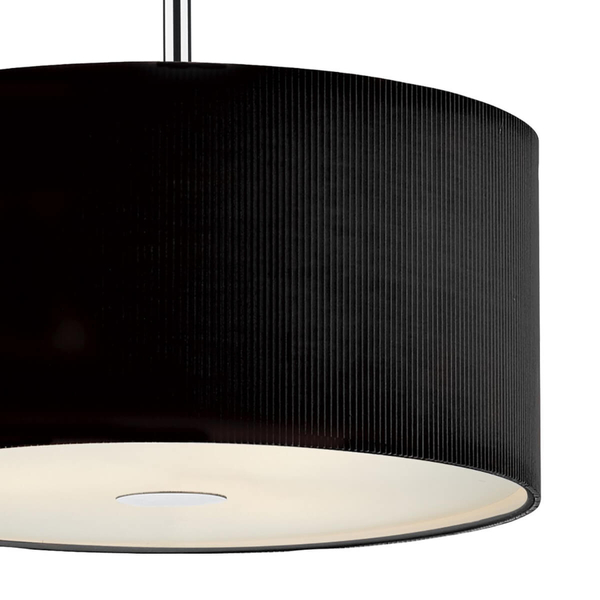 Lampa wisząca Zaragoza ZAR1022 Dar Lighting do przedpokoju srebrna biała czarna