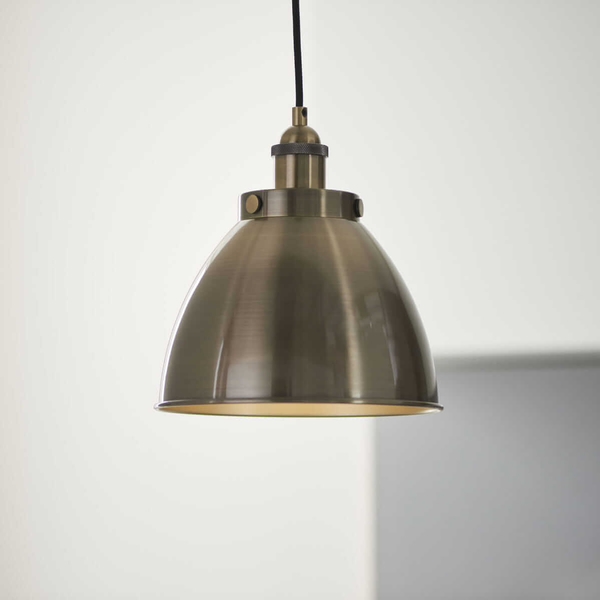 Lampa wisząca nad wyspę kuchenną Franklin 98745 Endon kopuła mosiądz