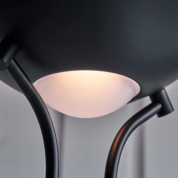 Podłogowa lampa do salonu Rome 107738 regulowana czarna