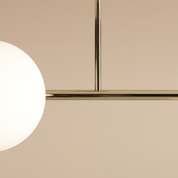Sufitowa lampa jadalniana Dione 1092PL_L30 Aldex molekuły złota