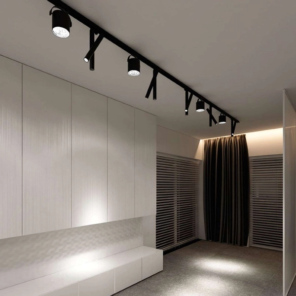 LAMPA sufitowa YABU 6618 Shilo regulowana OPRAWA metalowa tuba do szynowego systemu 3-fazowego czarna