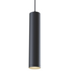 Metalowa tuba lampa wisząca podłużna czarna Shelby OUTLET