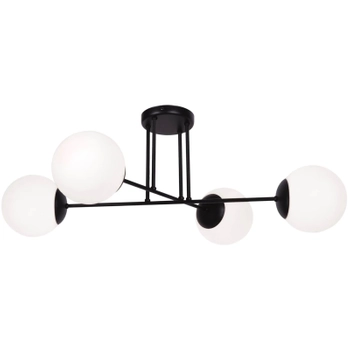 Lampa sufitowa Savoy K-4924 4-punktowa biała czarna