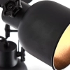 Regulowana lampa sufitowa Rolet 49633/76 reflektorki czarne złote