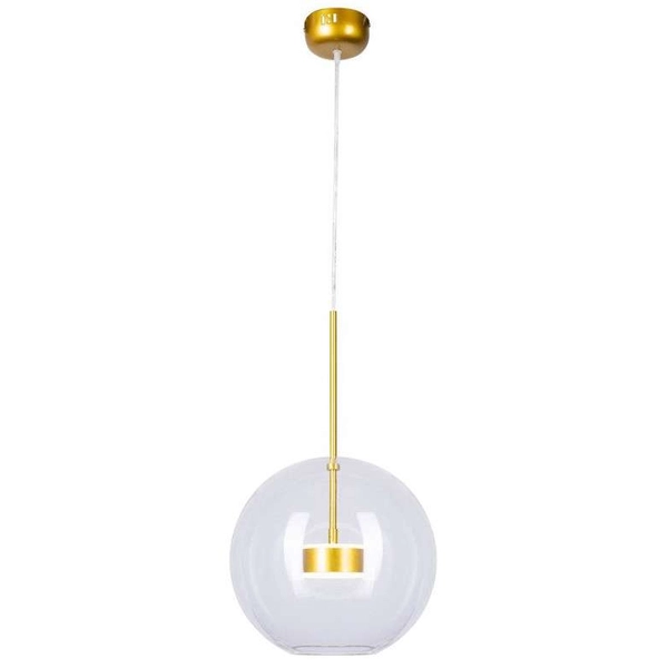 Wisząca lampa Bubbles ST-0801-1 GOLD Step LED 28W 3000K szklana kula złota