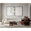 Lampa wisząca do salonu Merseta PND-463325A-BRO+W Italux kaskada antyczny brąz