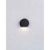 Okrągły kinkiet zewnętrzny ścienny SARDIRA LE75308 LED 4W 3000K IP54 czarny