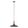 Industrialna LAMPA wisząca LUSTY MDM-3027/1 GR+RC Italux metalowa OPRAWA zwis loft miedź szary