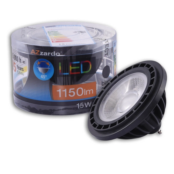 Żarówka AZ1499 Azzardo GU10 15W 1150lm 3000K czarny