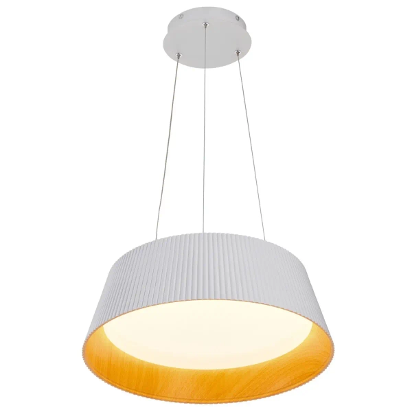 Wisząca lampa nad wyspę FRILL ST-DL6487-WH LED 21W 3000K biała złota