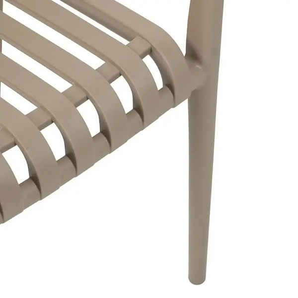 Krzesło na zewnątrz STRIPS KH1501100283 King Home minimalistyczne beżowe