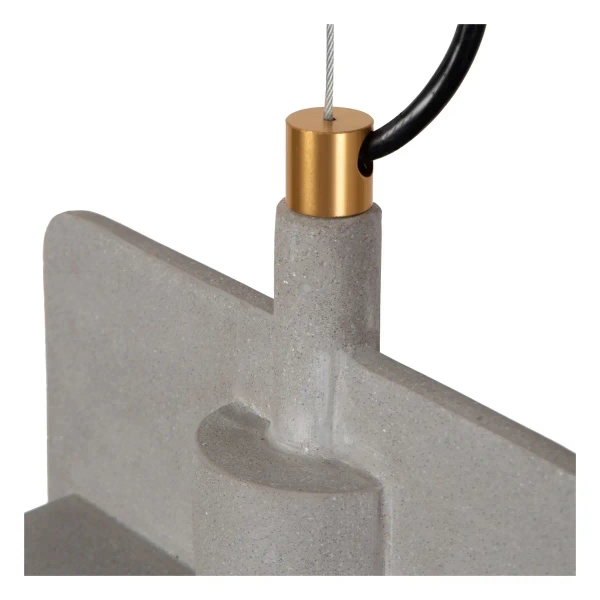 Zwieszana lampa nad stół NINJA 44415/20/36 Lucide szary czarny