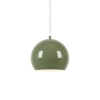 Lakierowana lampa zwisająca Pop 108991 kula do kuchni zielony