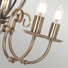 Łańcuchowy żyrandol Artisan ART5-AGD-BRASS Elstead do jadalni mosiądz