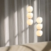 Lampa wisząca PERLA ST-CP231222-3L black LED 12W 3000K kulista czarna biała