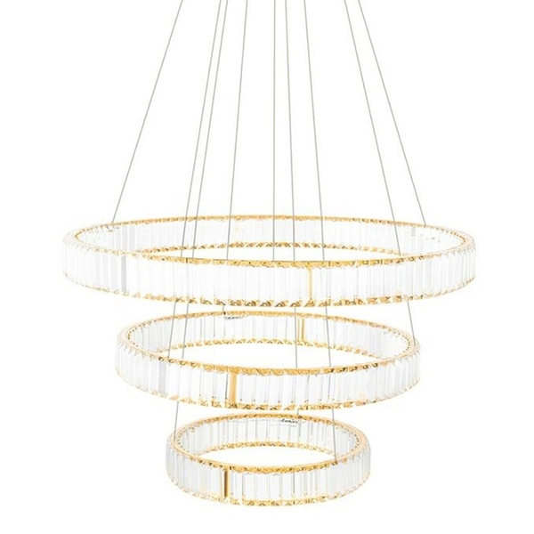 Wisząca lampa glamour Liberty LED 62,6W 3000K kaskada złota