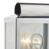 Zewnętrzna lampa ścienna Notary NOT2144 lampion szklany IP44 srebrny