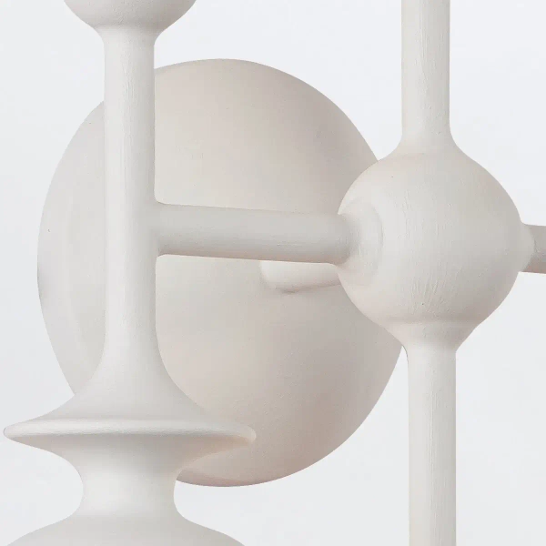 Świecznikowa lampa ścienna Cadence QN-CADENCE-6WB-WHT do salonu biały