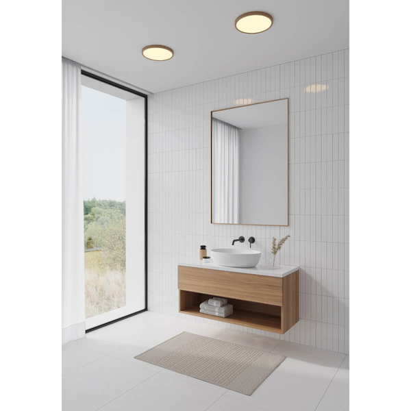 Przysufitowa lampa OJA 50046104 LED 17W 2700K IP54 drewniany