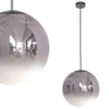 Skandynawska LAMPA wisząca PALLA LP-2844/1P CH Light Prestige loftowa OPRAWA szklany ZWIS kula loft ball srebrna przezroczysta