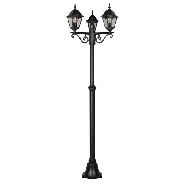 Potrójna latarnia stojąca Livenza 405760332 IP44 czarny