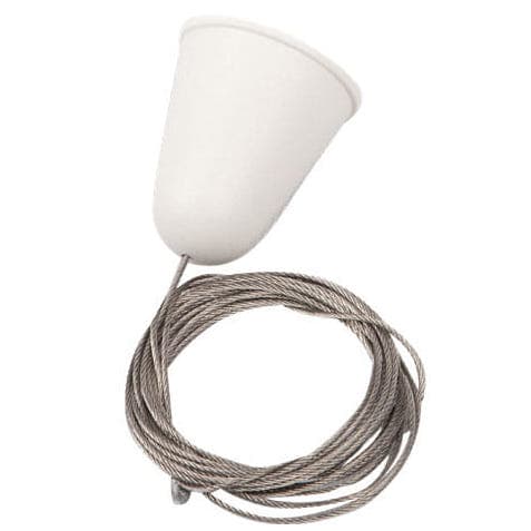 Linkowe zawiesie bez uchwytu DOBAC MHT1-P15-WH TRACK Maxlight do szynoprzewodów regulacja 1,5m białe