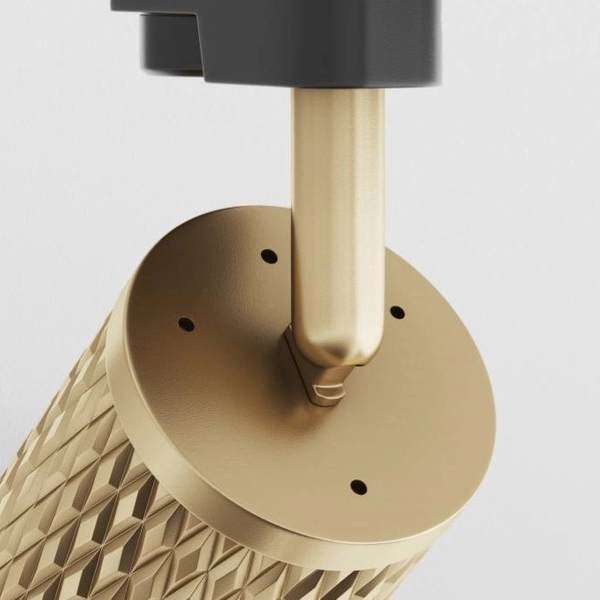 Lampa do szyn 1-fazowych do kuchni Focus TR011-1-GU10-G sopel złota