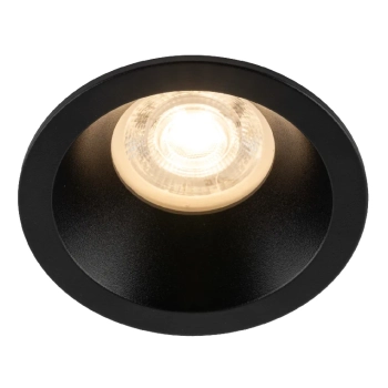 Minimalistyczny sufitowy spotlight Opti 10577 okrągła czarny