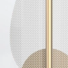 Ścienna lampa art. deco Floriana QN-FLORIANA-1W-NBR 9W 2918K mosiądz