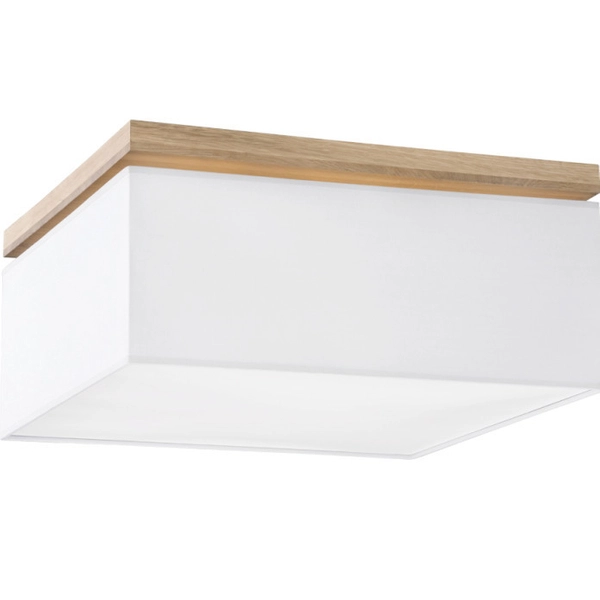 Plafoniera VERTIGA 34522474 skandynawska kwadratowy szary