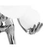 Lampa podłogowa HUMAN MSE1501100556 metalowa kule białe srebrne