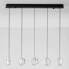 Ledowa lampa zwis CHEPEN LE44644 25W 3000K wielopunktowa czarny chrom