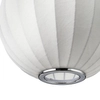 Okrągła wisząca lampa SILK ST-2330-30 Step jedwabna do sypialni biały