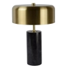 Marmurowa lampka stołowa MIRASOL 34540/03/30 Lucide czarny złoty