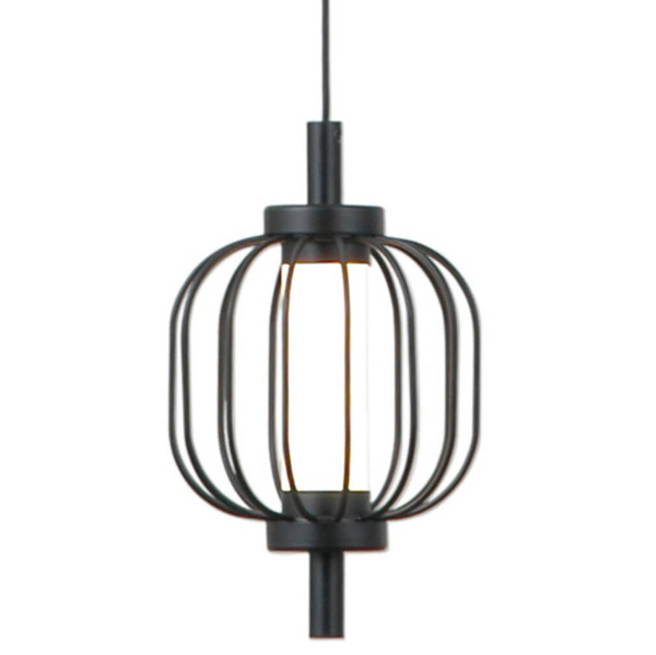 Lampa wisząca do salonu Pedro PND-34405-1-BK LED 4W 3000K czarny