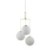 Potrójna lampa wisząca Artu Glass ART-ZWD-3 (Z) G350 kule białe