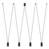 Czarna lampa wisząca More Tone 7822 minimalistyczna do sypialni