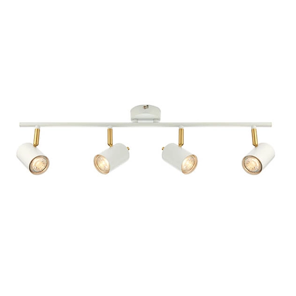 Lampa sufitowa Gull 59933 Endon spot do jadalni na listwie biały