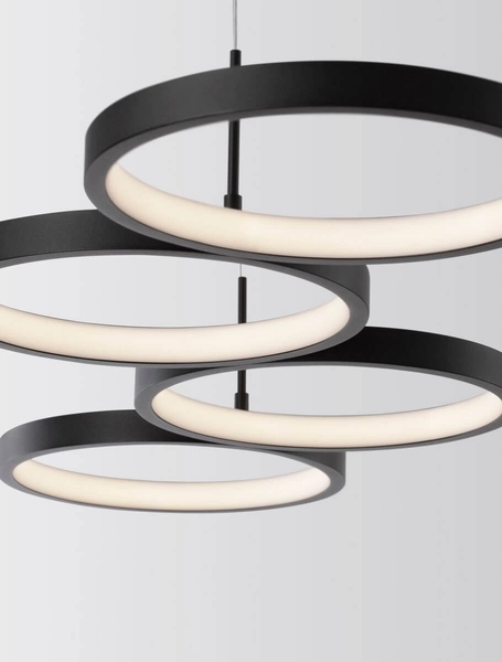 Designerska lampa wisząca GARCIA LE42829 Luces Exclusivas LED 41W 3000K czarna