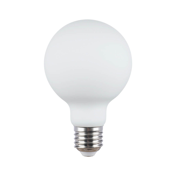 Kulista żarówka 5214-G80-DIM-MILKY E27 LED 9W 4000K ściemnialna