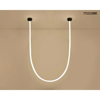 Wiszący wąż LED LASSO biały czarny MSE15011004432 1xLED 50W 3000-4000K CCT