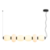 Lampa wisząca BRILLA ST-CP241210-6L BLACK WHITE LED 69W 3000K czarny biały