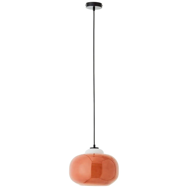 Szklana lampa wisząca Blop 99860/07 nad wyspę pomarańczowa