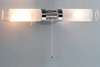 Kinkiet LAMPA ścienna HOOK MB030101-2C Italux łazienkowa OPRAWA galeryjka nad lustro szklana chrom biała