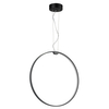 Wisząca lampa koło Acirculo ST-10453P/D600A black Step LED 72W 3000K czarna
